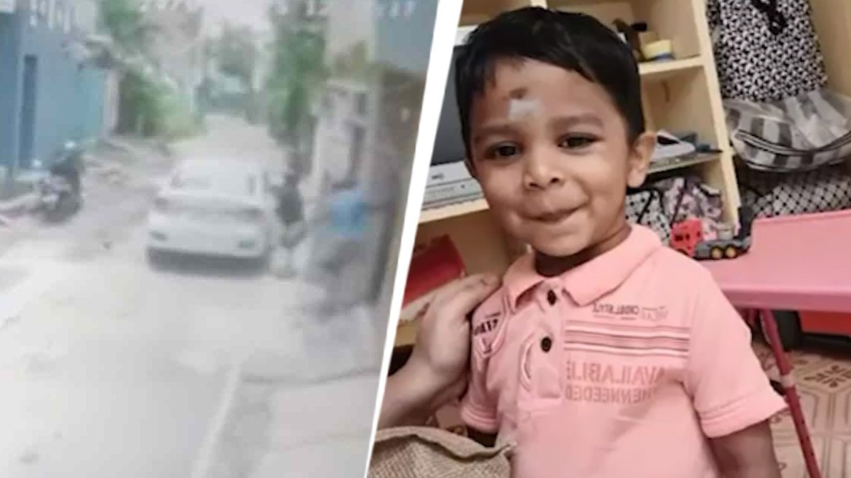 Daring kidnap caught on camera, son snatched away from father.s hand