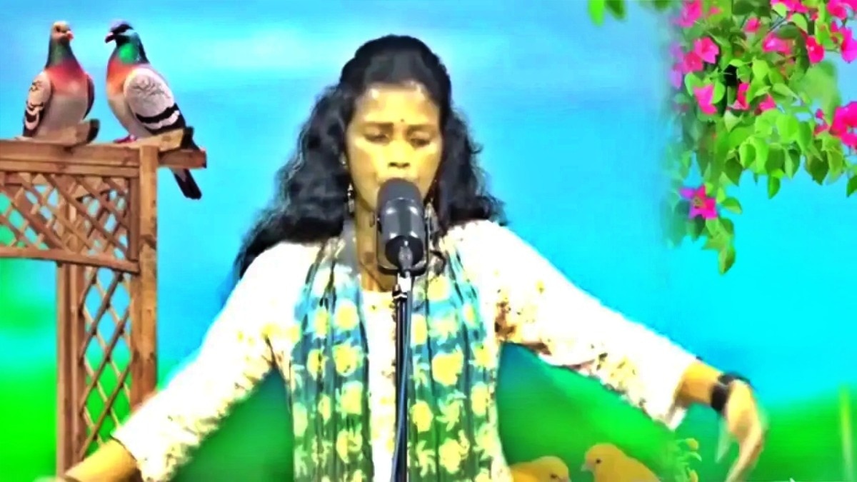 मिर्जापुर पुलिस ने सरोज सरगम को किया अरेस्ट (Photo- Screengrab)