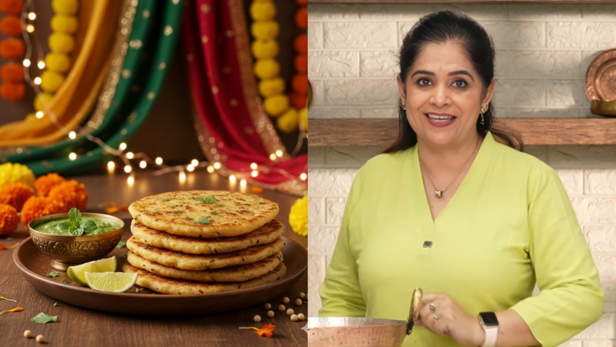 Sabudana Paratha Recipe by Masterchef Pankaj Bhadouria  (Photo: AI Generated/Instagram@masterchefpankajbhadouria)