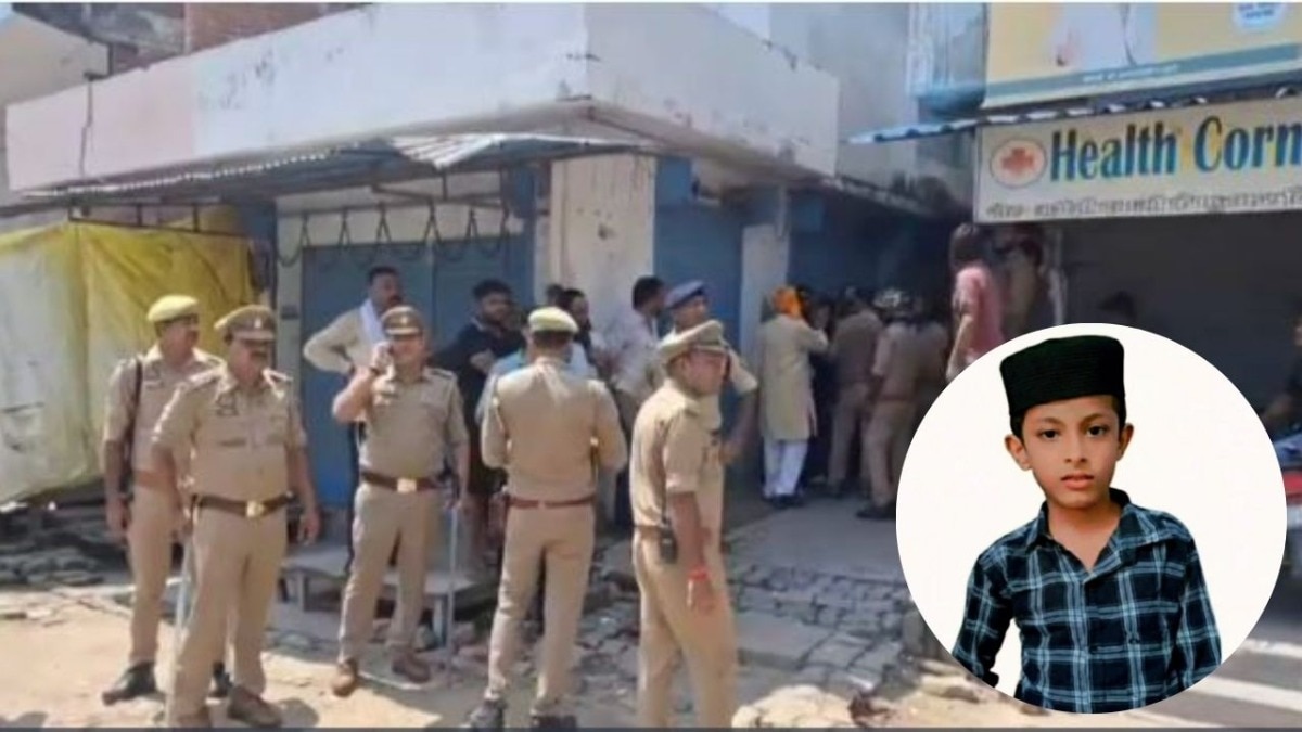 बच्चे की हत्या के बाद गांव में पसरा तनाव (Photo: Screengrab)