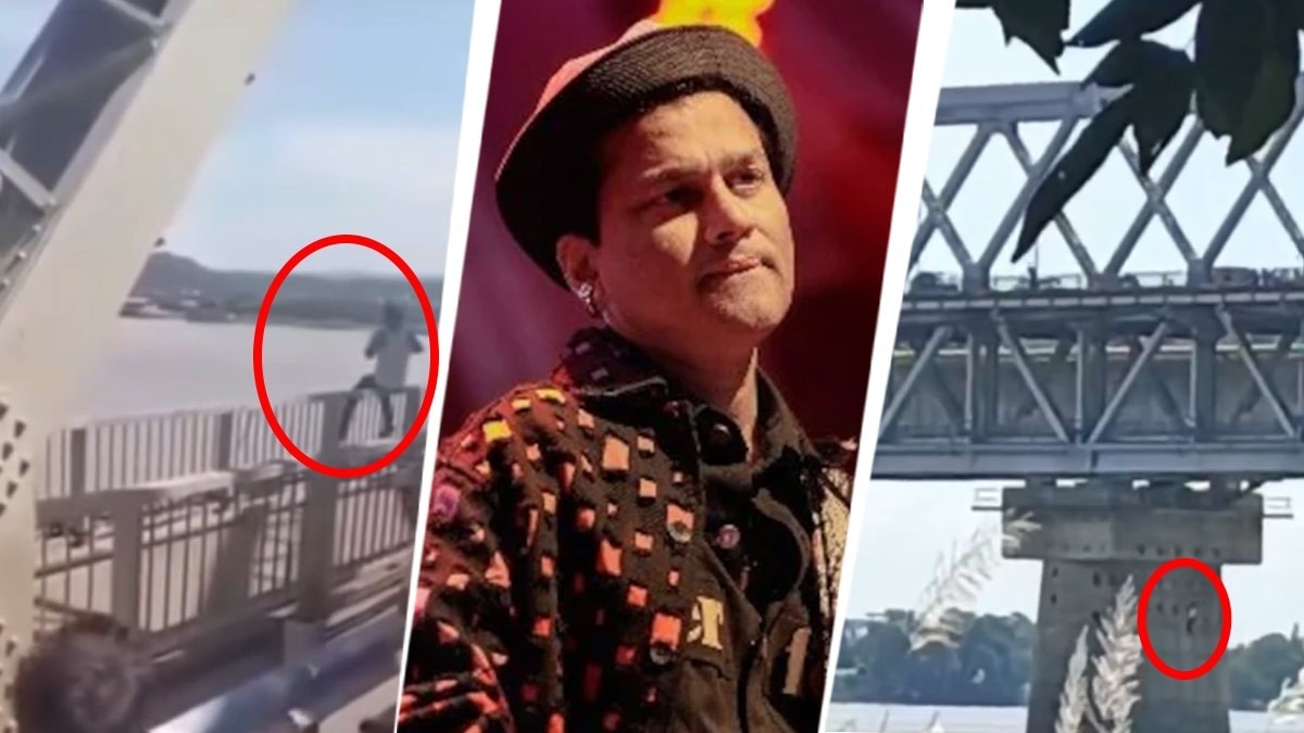 Zubeen Garg's fan jumped into the river (photo: screengrab)
