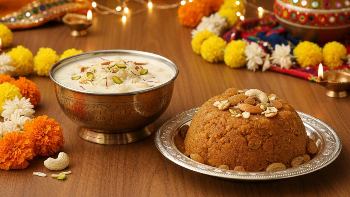 मलाईदार मखाना खीर और शकरकंदी-सिंघाड़ा हलवा बनाने में बहुत आसान होता है. (Photo: AI Generated)