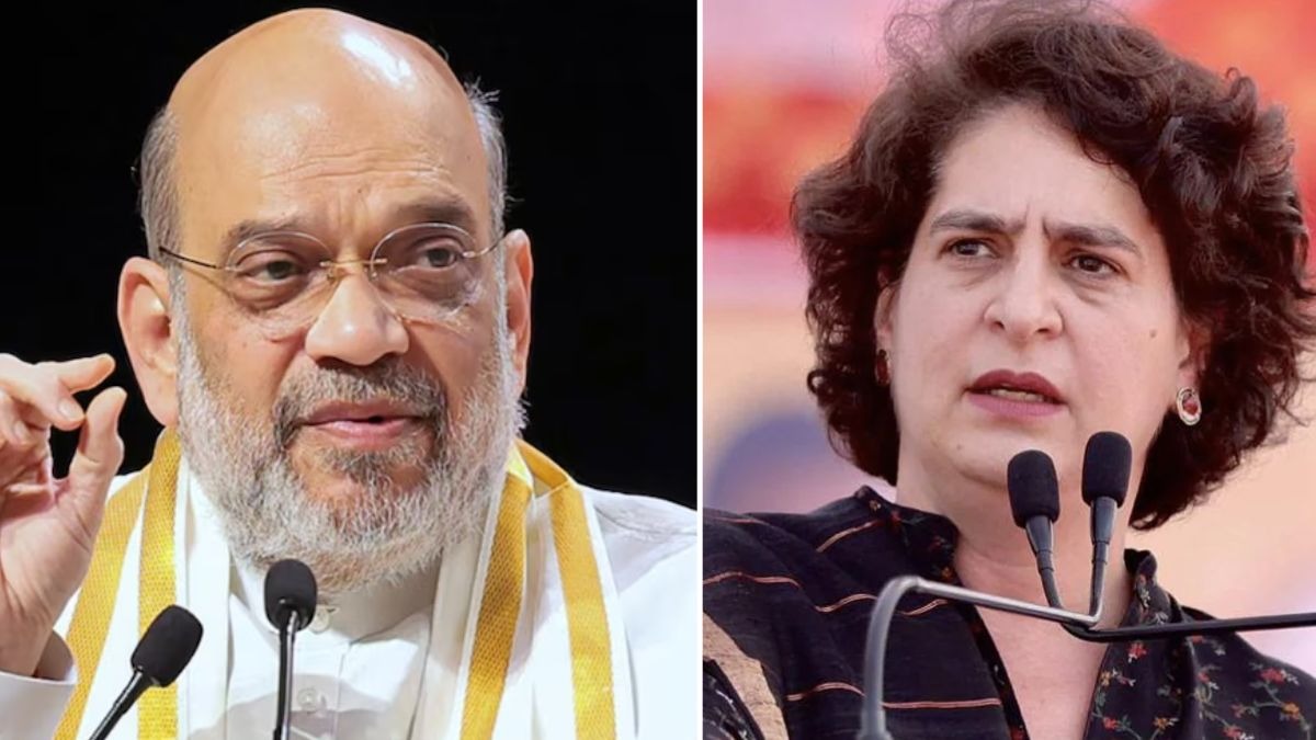 अमित शाह और प्रियंका गांधी आज बिहार दौरे पर हैं. (Photo: PTI)