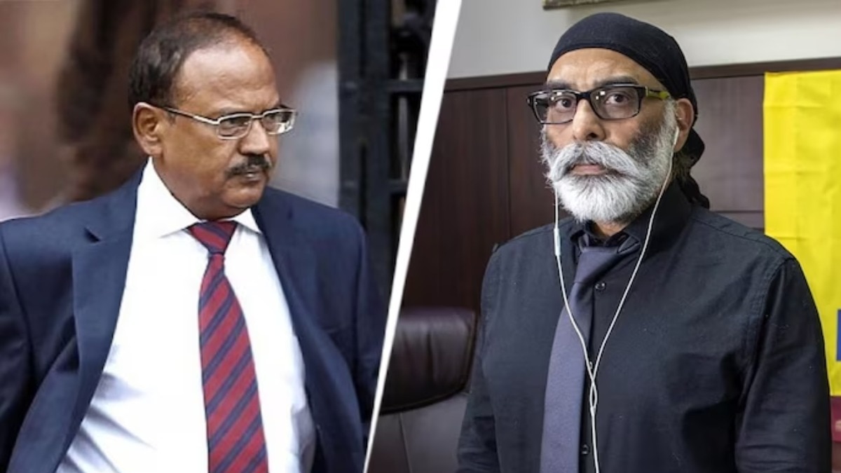 khalistani terrorist pannun challenges nsa ajit doval 