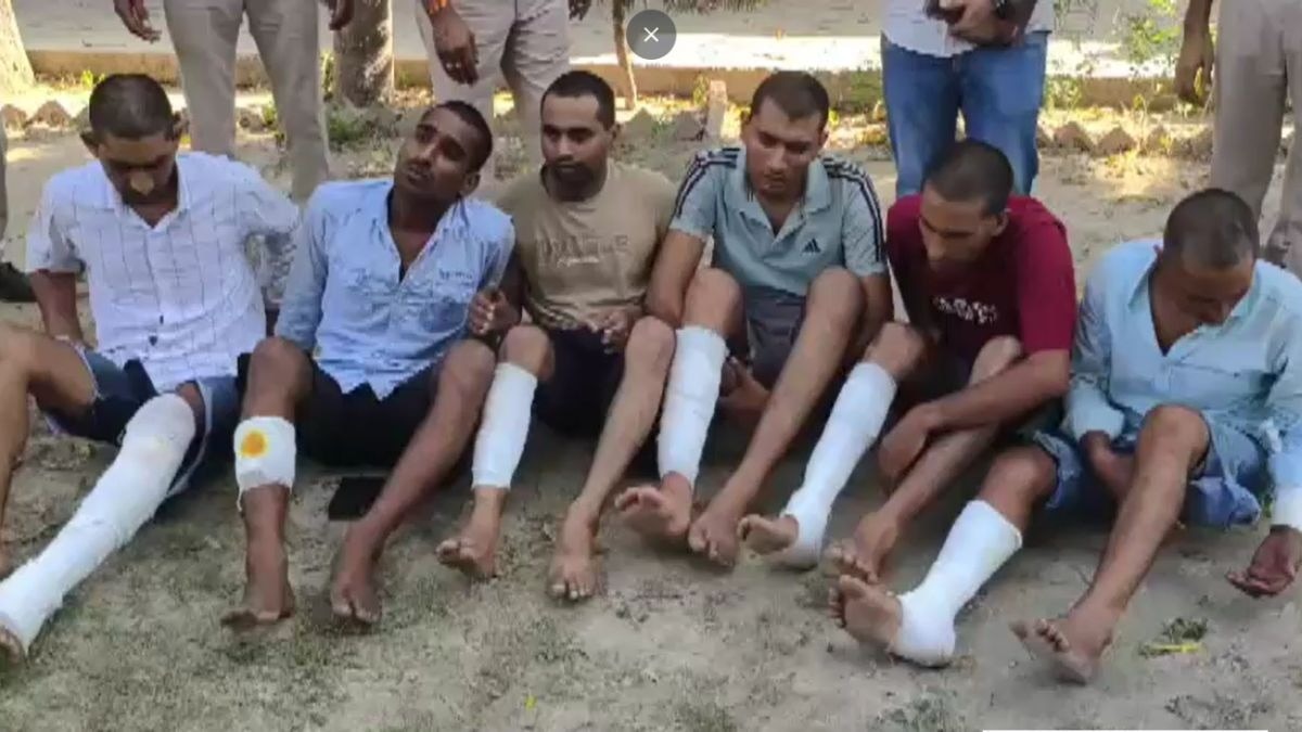 लूट और हत्या के मामले में छह आरोपी गिरफ्तार. (Photo: Screengrab)