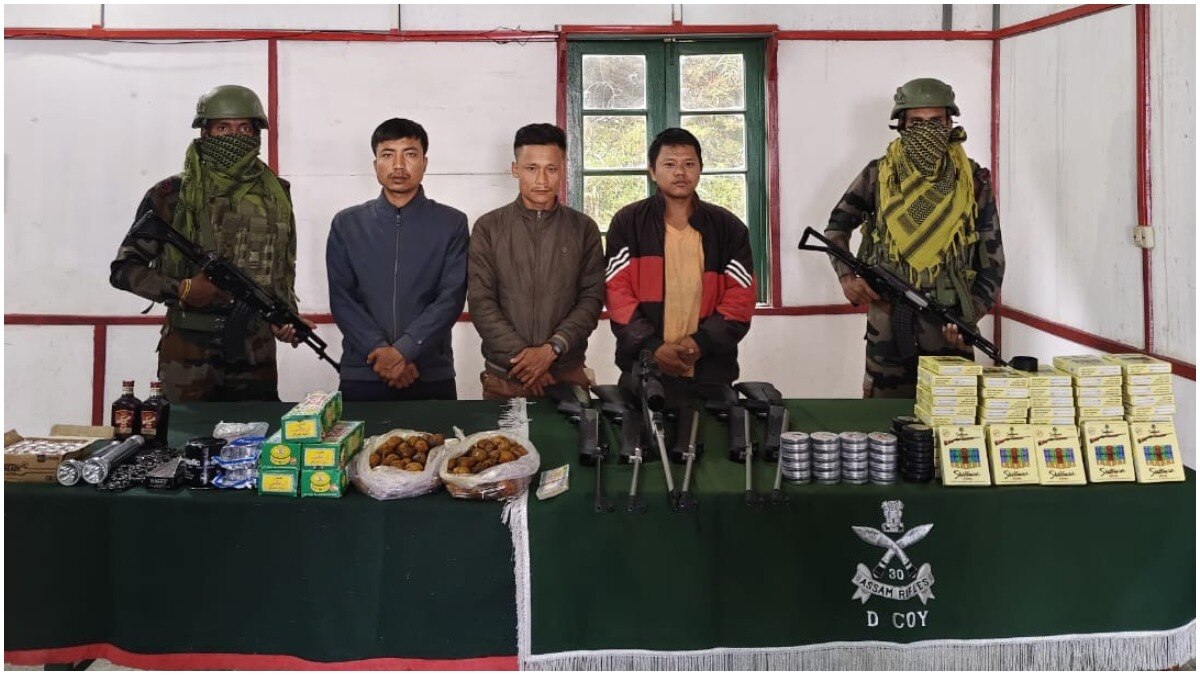 Assam Rifles Recovers Huge Cache of Arms and Ammunition in Mizoram 