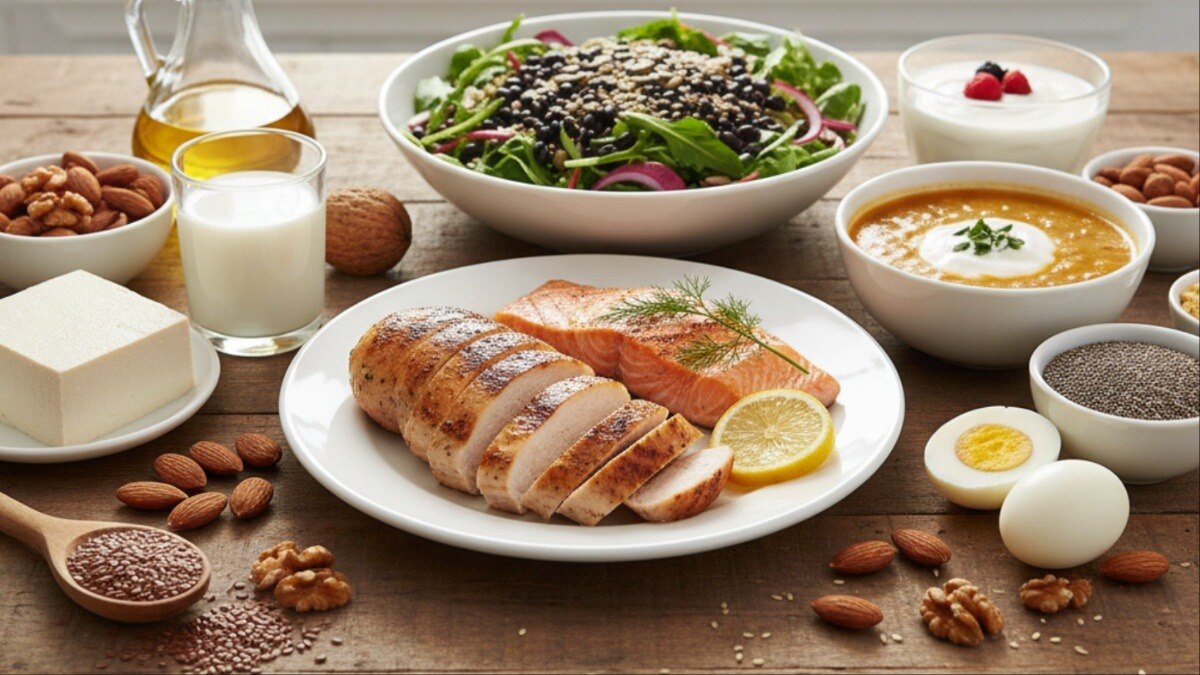 प्रोटीन रिच फूड्स (Photo-AI generated)