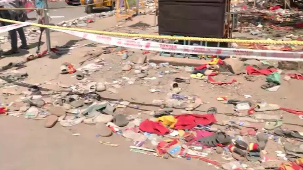 एक्टर विजय की रैली में 10 हजार लोगों की भीड़ जुटने का अनुमान था, लेकिन 27 हजार लोग पहुंच गए (Photo: ITG)