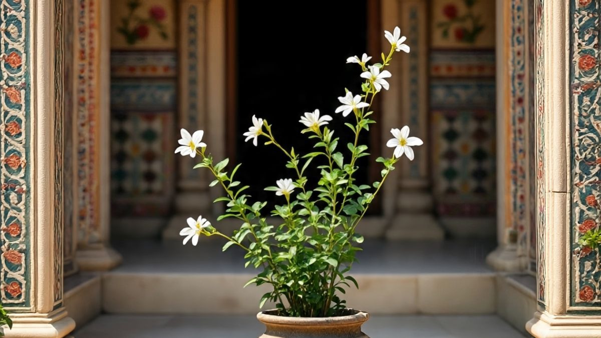 परिजात का पौधा (Photo: AI Generated)