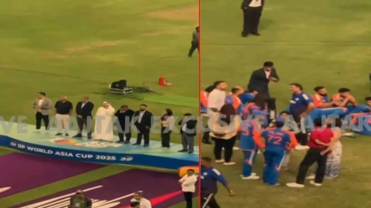 LIVE: दुबई में हाईवोल्टेज ड्रामा… नकवी स्टेज पर, भारतीय खिलाड़ियों ने PCB प्रमुख से ट्रॉफी लेने से किया इनकार – Indian players refuse accept trophy from the PCB chief Mohsin Naqvi ind vs pak asia cup final ntcpas