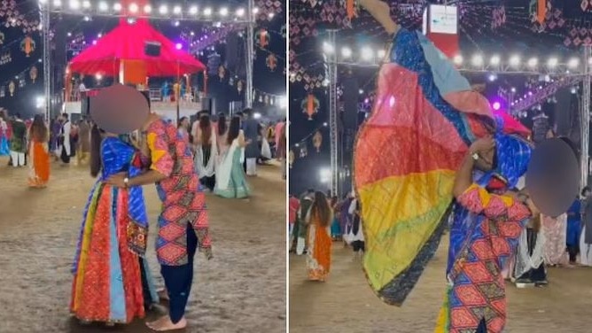 वीडियो वायरल होने के बाद लोगों में आक्रोश फैला और सनातन संत समिति ने आयोजकों के खिलाफ कार्रवाई की मांग की है. ( Photo: Nisha Bharti/X)