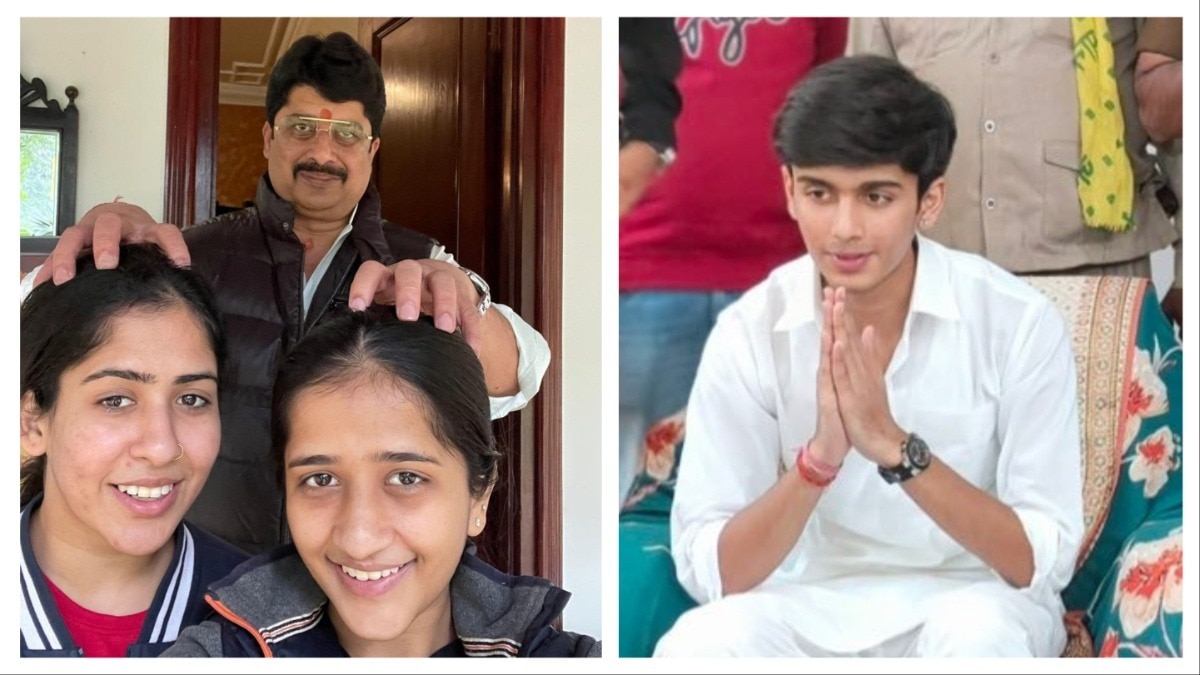 राजा भैया के बेटे पिता के बचाव में उतर आए हैं. (Photo: X@brijraj_bhadri))