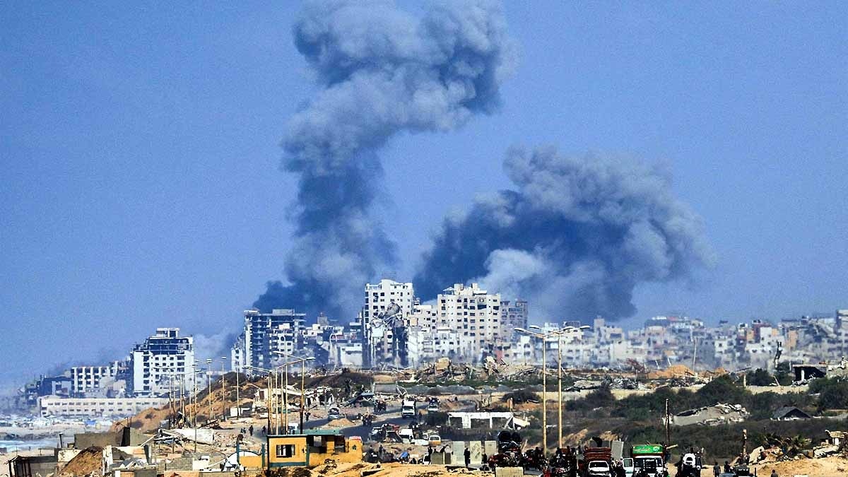 Israek attacked Gaza