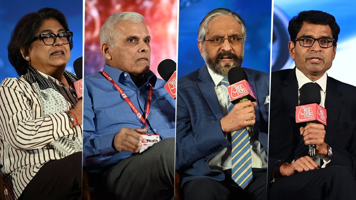 Aajtak Health Summit 2025 के पैनल‍िस्ट ने बताया कैसे काम करती हैं वजन घटाने वाली दवाएं (Photo:ITG)