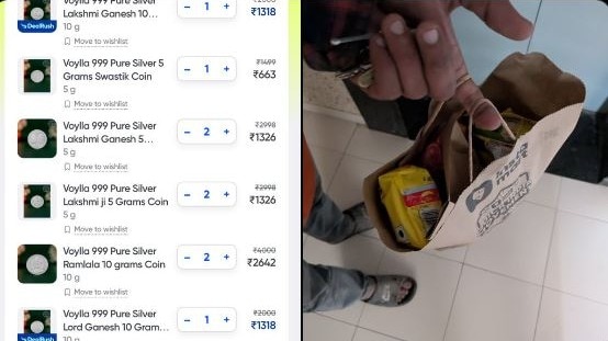 चांदी के सिक्कों की जगह पहुंची मैगी और हल्दीराम स्नैक्स, यूजर ने सुनाई ‘हॉरर स्टोरी’, पोस्ट वायरल – swiggy customer says maggi snacks delivered instead silver coins rttw 