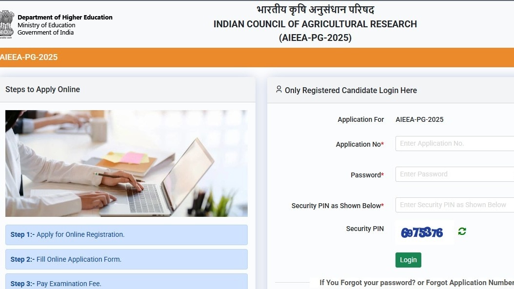 ICAR PG and PhD entrance admit cards 2025 now available on NTA website