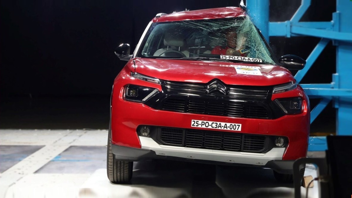 Citroen Aircross की शुरुआती कीमत 8.32 लाख रुपये है. Photo: Bncap.in