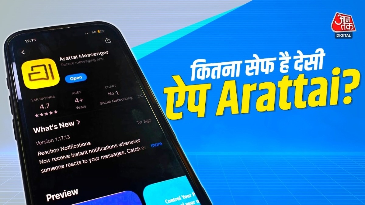 कितनी सेफ है Arattai पर चैटिंग. (Photo: ITG)