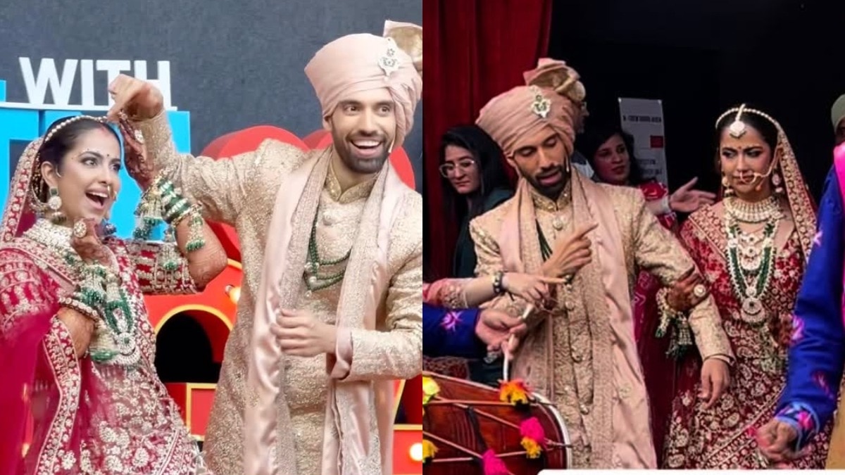 Avika Gor Wedding: दुल्हन बनीं 'बाल‍िका वधू' अविका, नेशनल टीवी पर की मिलिंद संग शादी, दिखाया मांग का सिंदूर - avika gor milind chandwani wedding flaunts sindoor bridal look tmova - AajTak