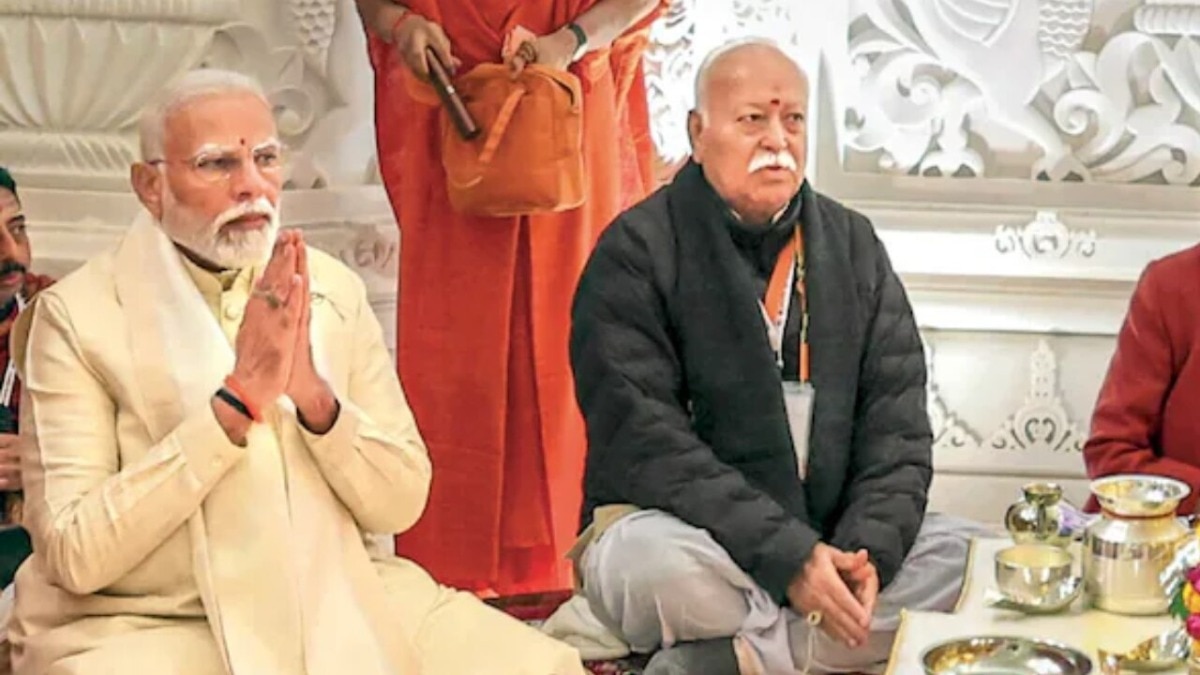 PM Modi and RSS Chief Moha Bhagwat