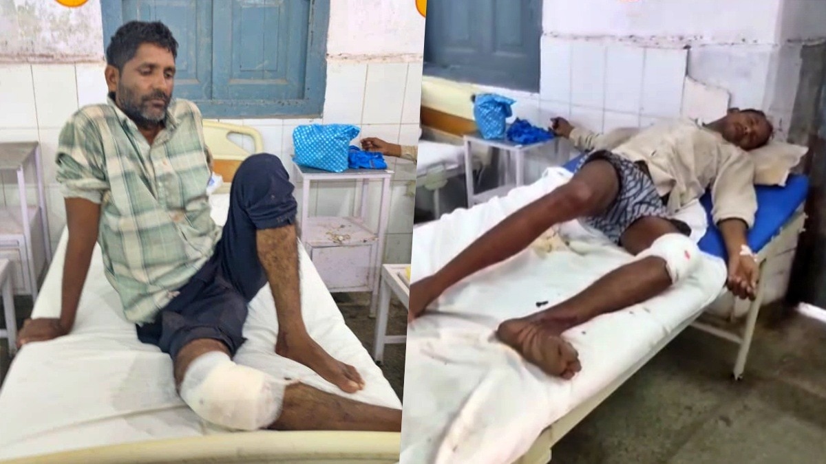 बरेली एनकाउंटर में घायल हुए दोनों आरोपी (Photo- Screengrab) 