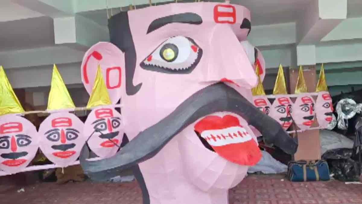  दशहरे पर 240 फीट ऊंचे रावण पर रोक (Photo: Screengrab)