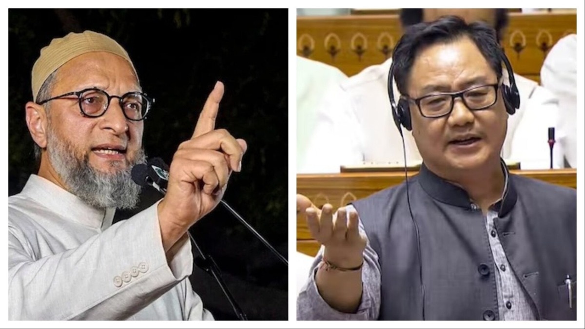 Asaduddin Owaisi, Kiren Rijiju
