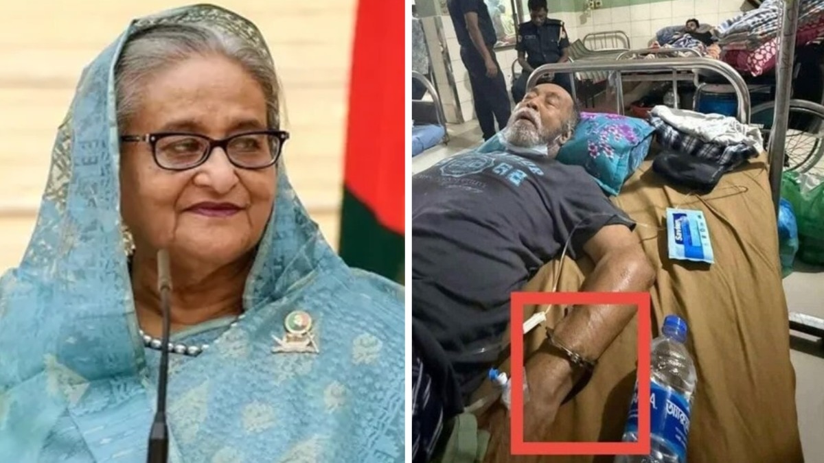 शेख हसीना के सहयोगी ने हथकड़ी में ली आखिरी सांस? बांग्लादेश के पूर्व मंत्री की फोटो वायरल होने पर बवाल