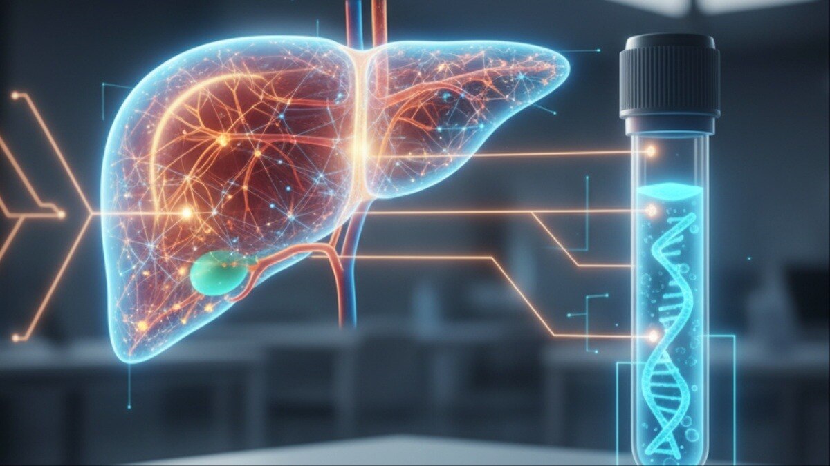 ब्लड टेस्ट जो लिवर से जुड़ी बीमारियों का पहले ही पता लगाएगा (Photo- AI generated)
