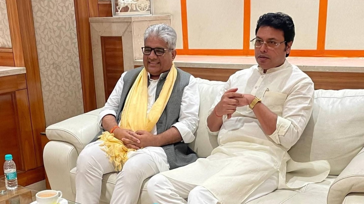 बीजेपी ने पश्चिम बंगाल चुनाव के लिए भूपेंद्र यादव को पर्यवेक्षक और बिप्लब कुमार देब को सह-पर्यवेक्षक बनाया. (Photo: X/@BJP4Bengal)