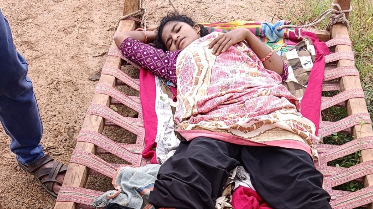 Naxalite woman injured in IED blast.