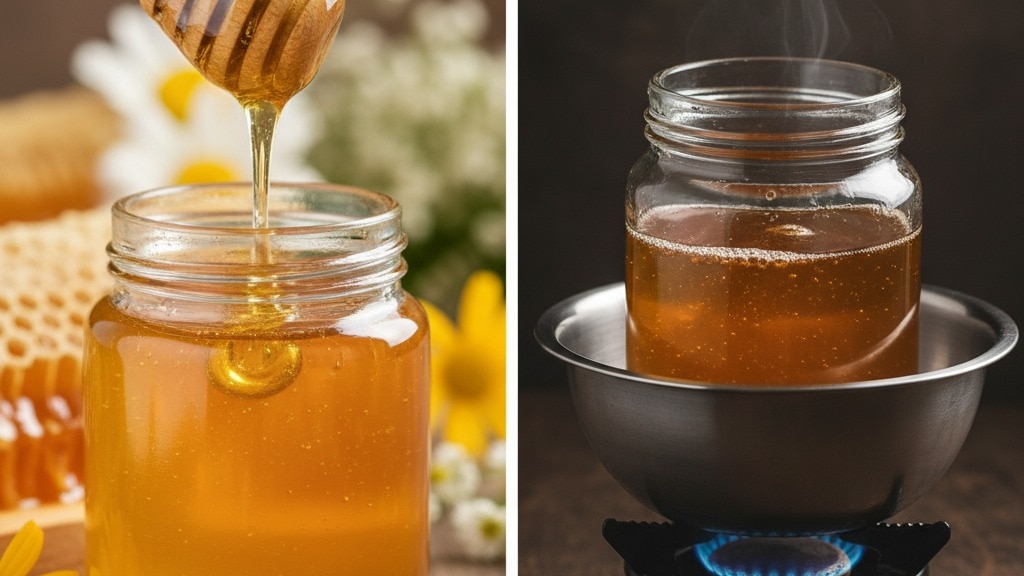 शहद को गर्म करना खतरनाक (Photo: AI generated)