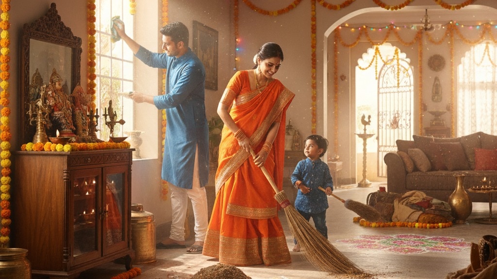 दिवाली से पहले करें घर की इन दिशाओं की सफाई (Photo: AI Generated)