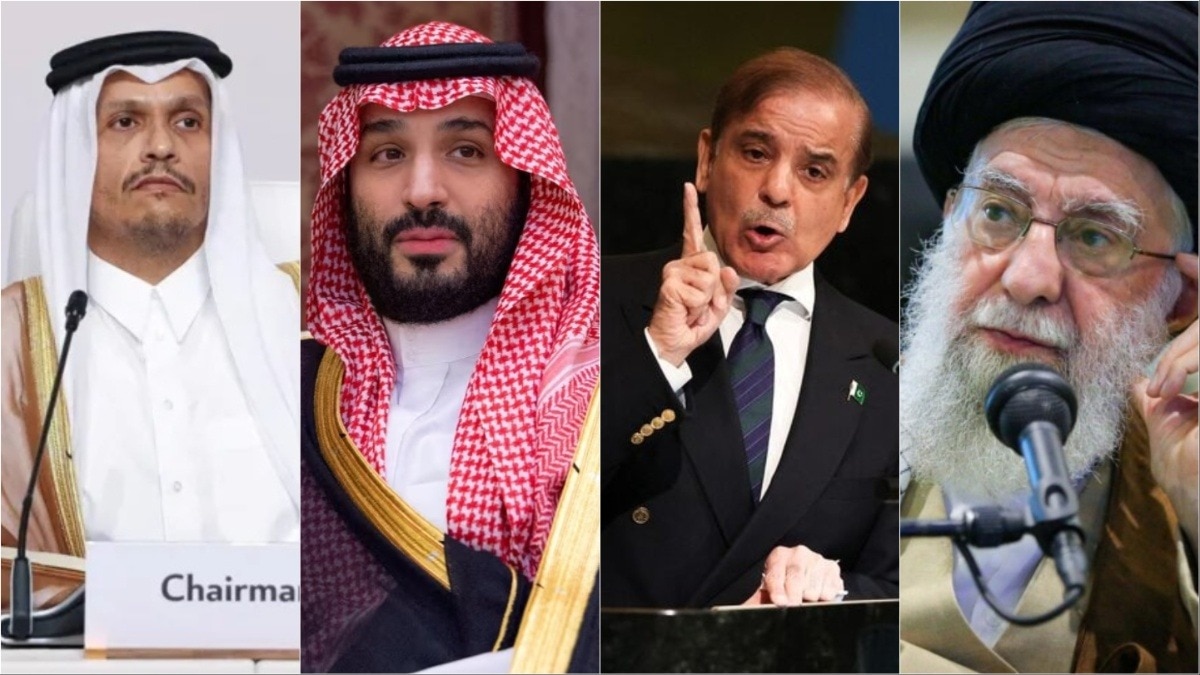 Sheikh Mohammed Al Thani, MBS, Shehbaz Sharif, Ayatollah Ali Khamenei,