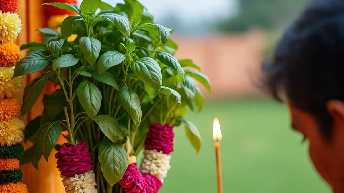 नवरात्र में तुलसी पूजा के फायदे