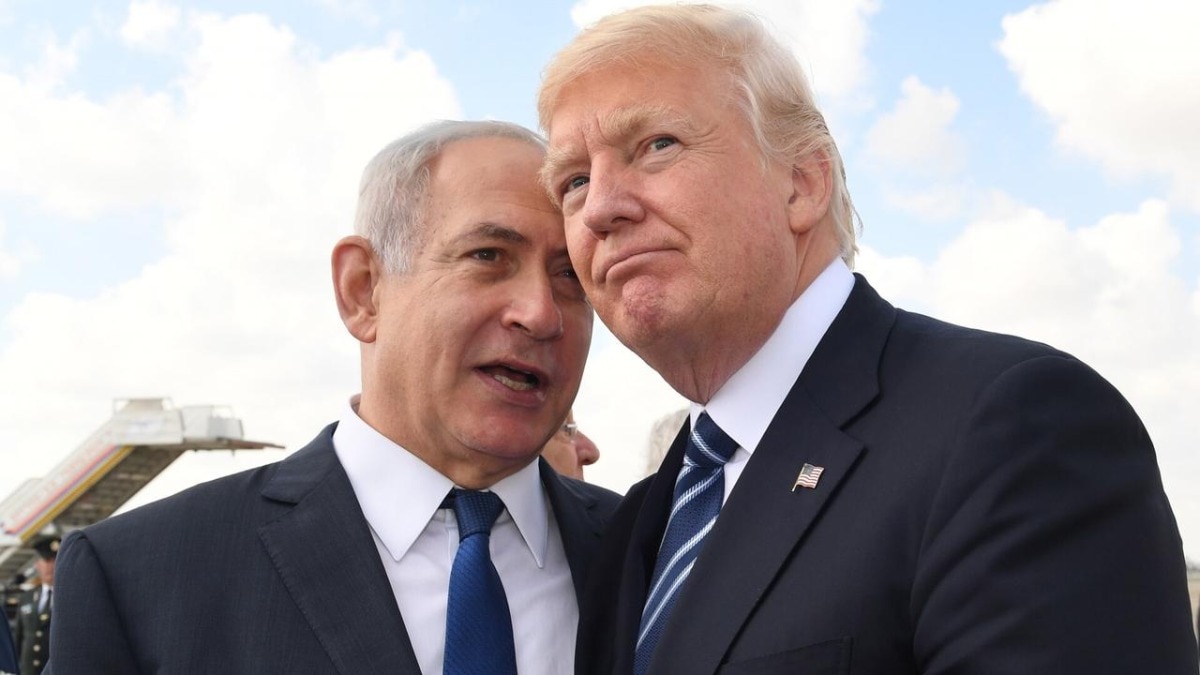 Donald Trump and Benjamin Netanyahu