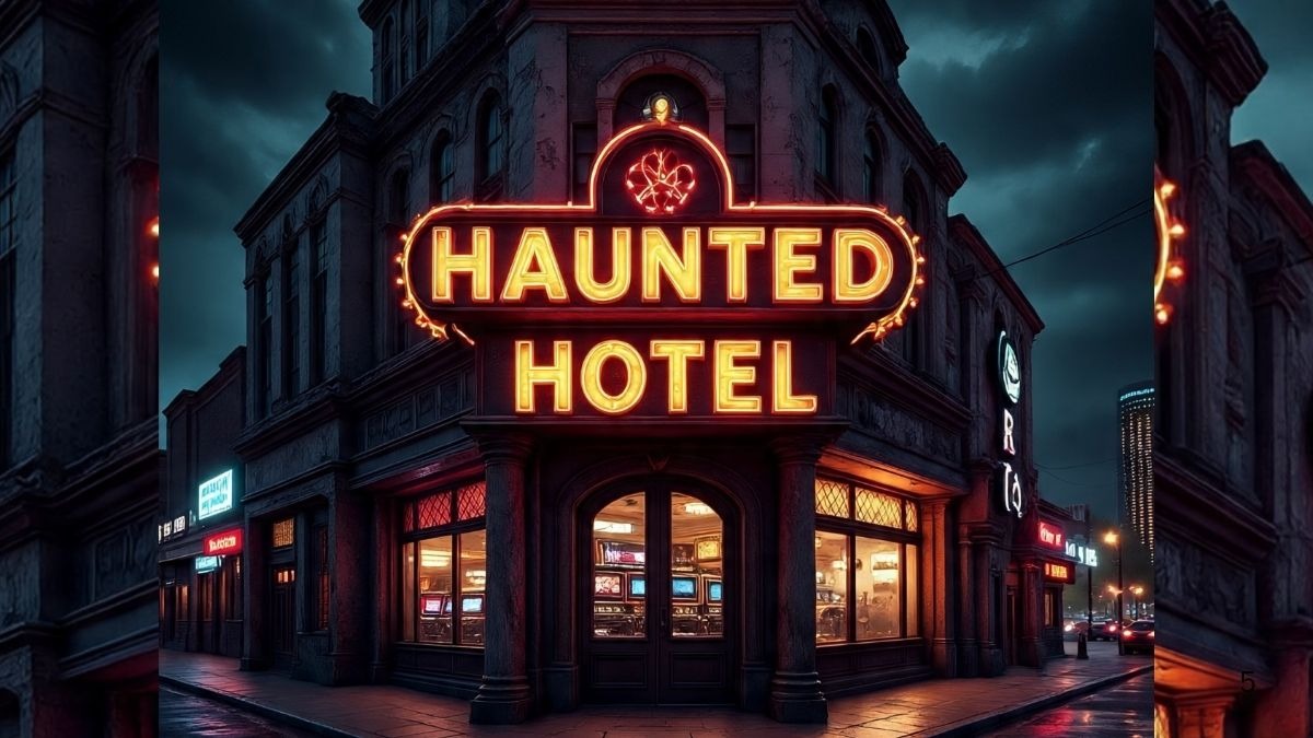 होटल के अंदर भूत खोजने का हो रहा अजीबोगरीब कॉम्पिटिशन (Photo - AI Generated)
