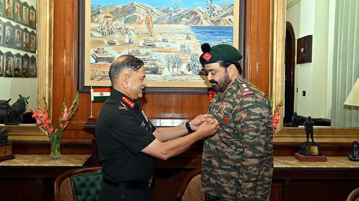 Mohanlal Felicitated Army Chief