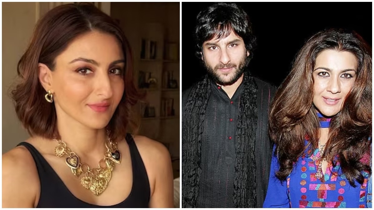 Soha Ali Khan, Amrita Singh, Saif Ali Khan