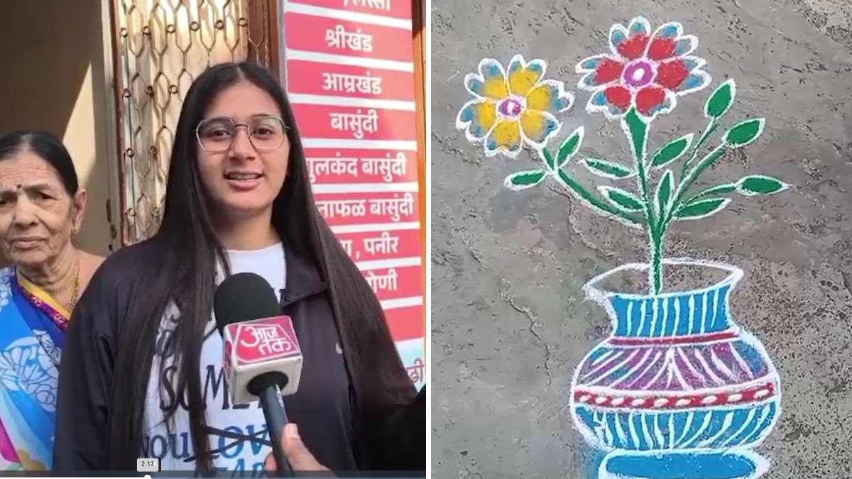 घरों-दुकानों के बाहर बनी मिलती है खूबसूरत चित्रकारी. (Photo: ITG)