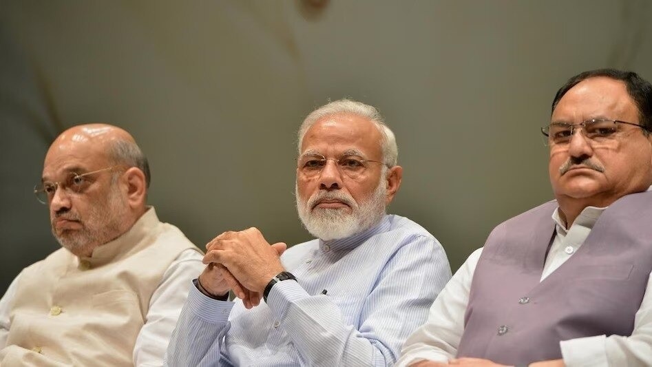 Amit Shah, PM Modi and JP Nadda