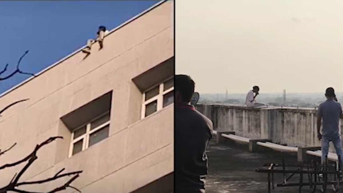 This is how the life of a girl who was ready to jump from the building was saved (Photo: ITG)
