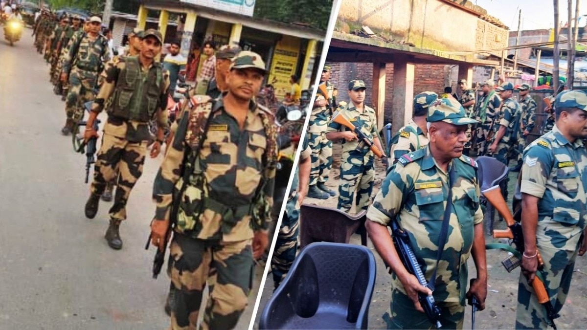 पैरा मिलिट्री की दो कंपनी पहुंची बिहार (Photo: X/@PurneaSp) 