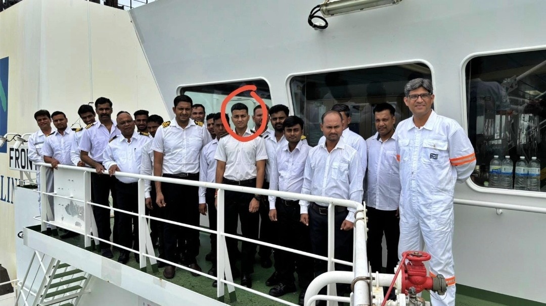 करणदीप सिंह राणा मर्चेंट नेवी में सीनियर डेक कैडेट के पद पर तैनात थे (Photo- ITG)