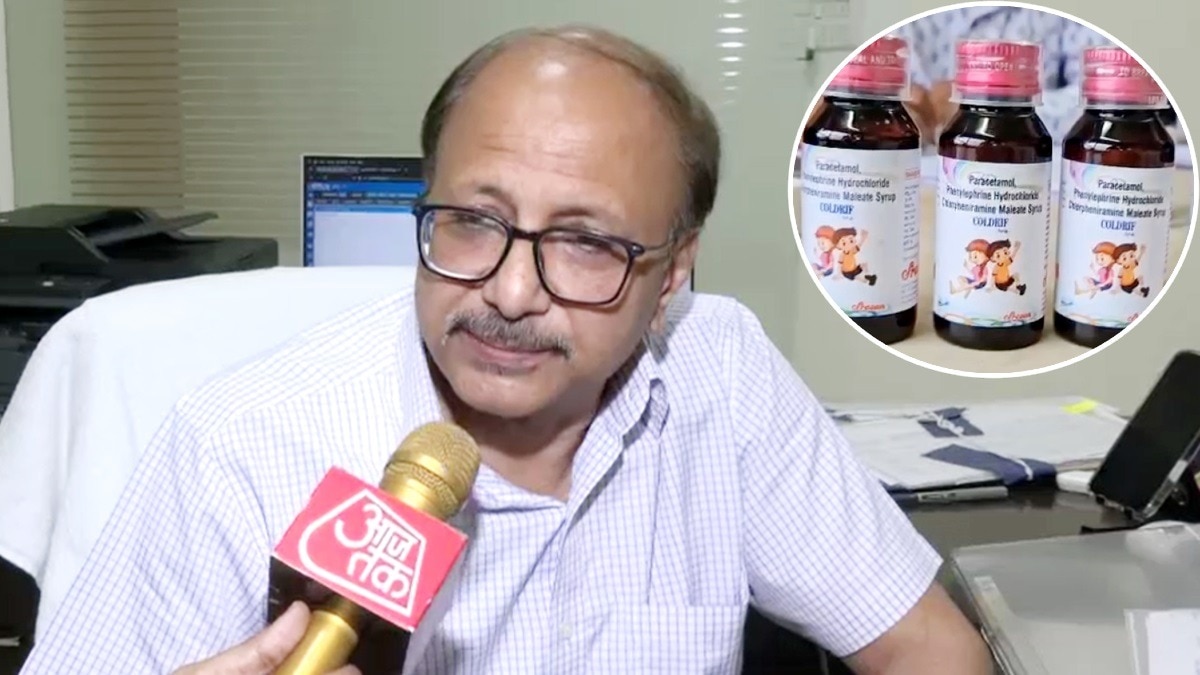 MP के ड्रग कंट्रोलर का आजतक पर बड़ा खुलासा.(Photo:ITG)