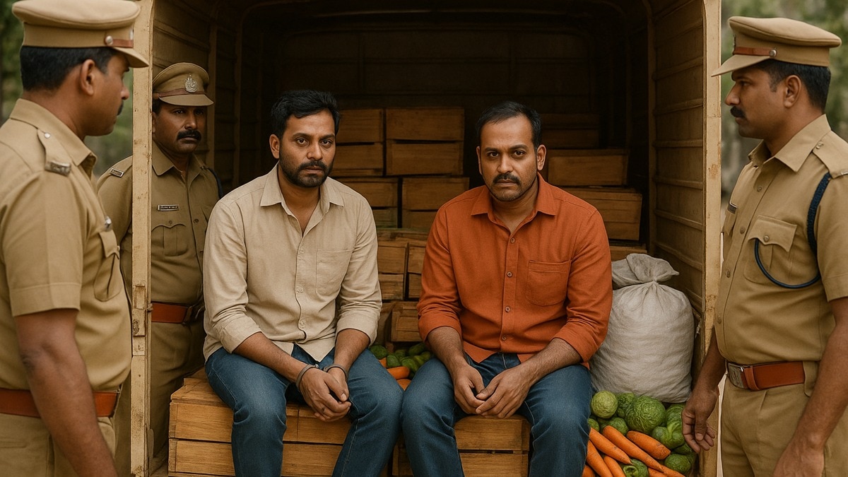 पुलिस ने दो तस्करों को गिरफ्तार किया है (AI फोटो-ChatGPT)