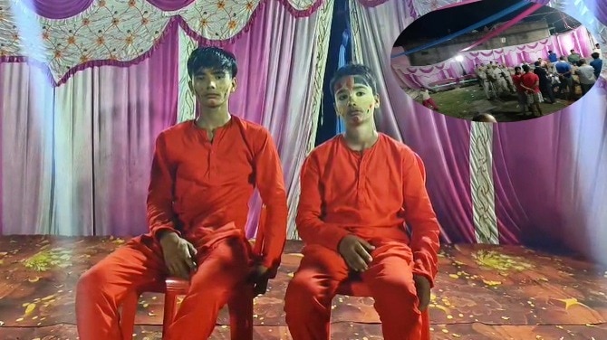 देवरिया में रामलीला कलाकारों पर हमला (Photo- ITG)