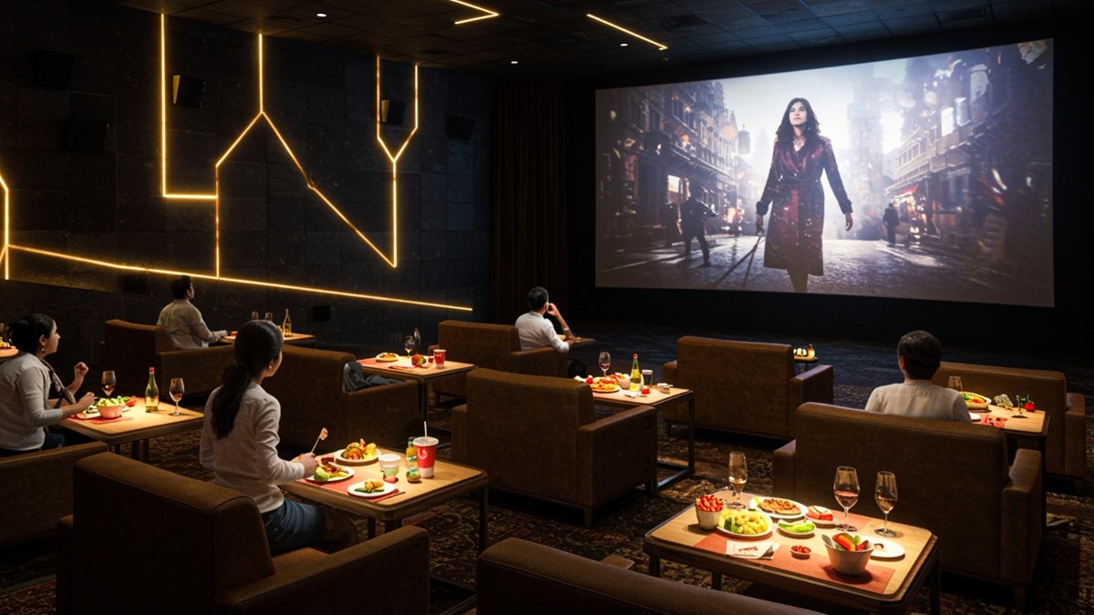 क्या भारत में कामयाब होंगे डाइन-इन थिएटर? (Photo: AI Generated)