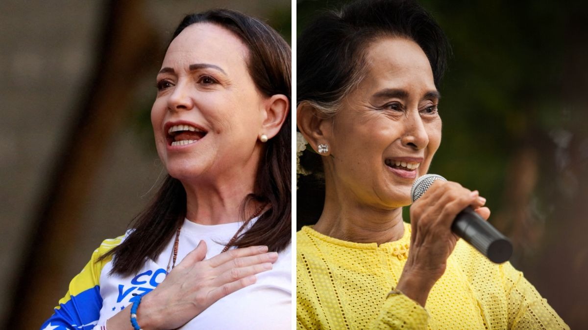 María Corina Machado Aung San Suu Kyi
