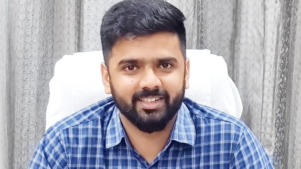 IAS बी. नागार्जुन गौड़ा अब खंडवा जिला पंचायत सीईओ हैं.(Photo:ITG)